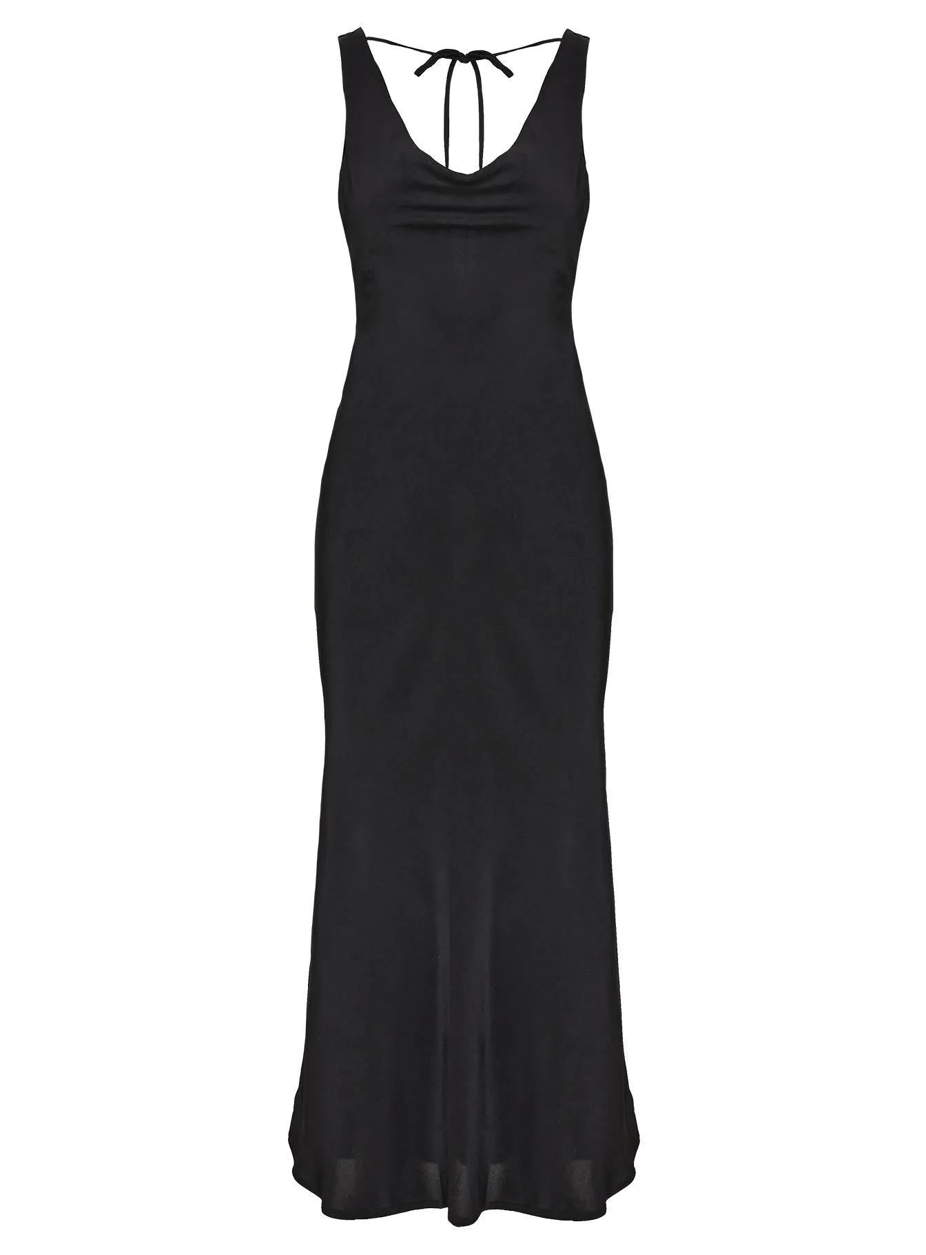 Medland Bias Cut Maxi Dress Black