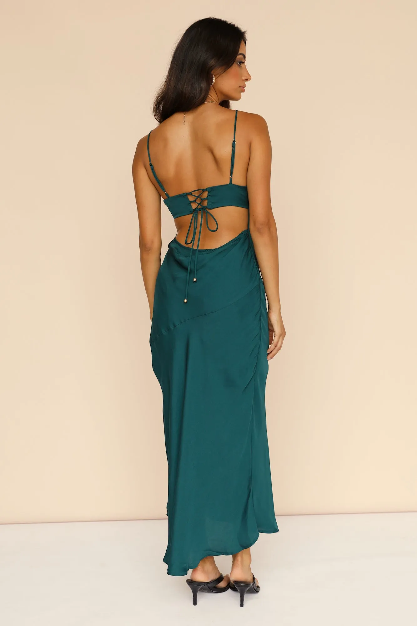 Melted Sugar Maxi Dress Forest Green