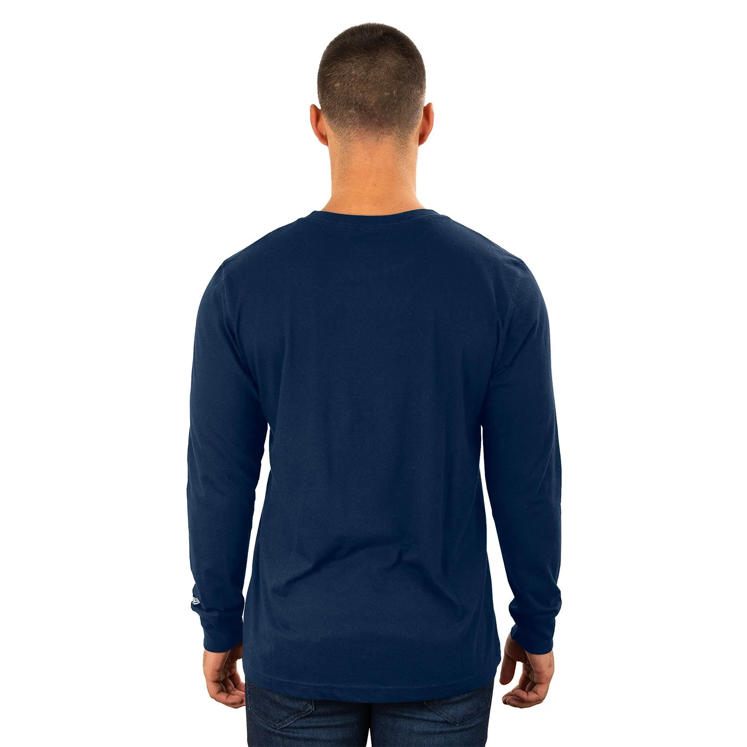 Men's New Era USMNT Long Sleeve Navy Tee