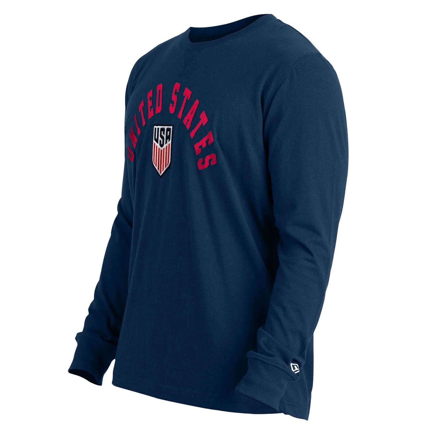 Men's New Era USMNT Long Sleeve Navy Tee