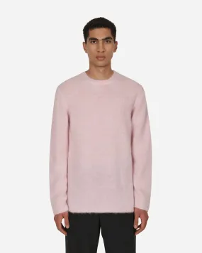 Mohair Crewneck Sweater Pink