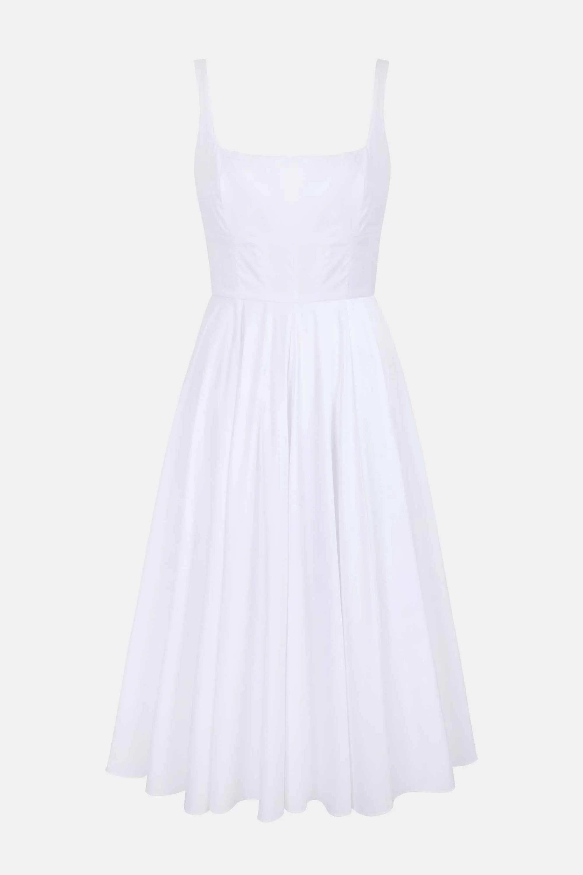 Nikush Dress In White Cotton