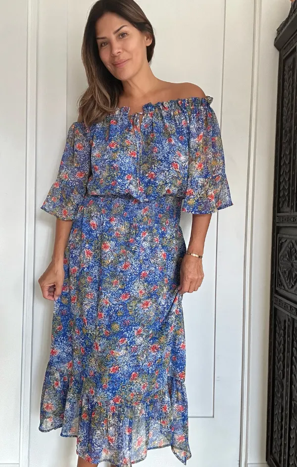 Off The Shoulder Maxi Dress