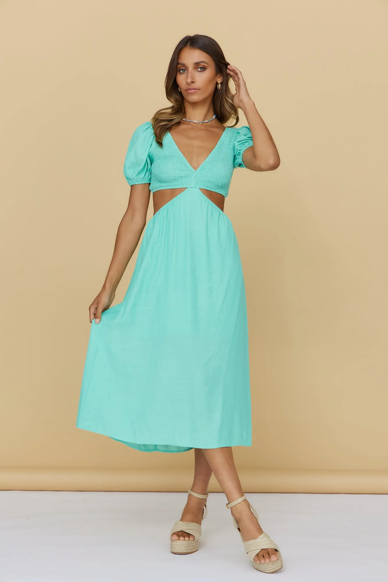 One Fine Day Maxi Dress Mint