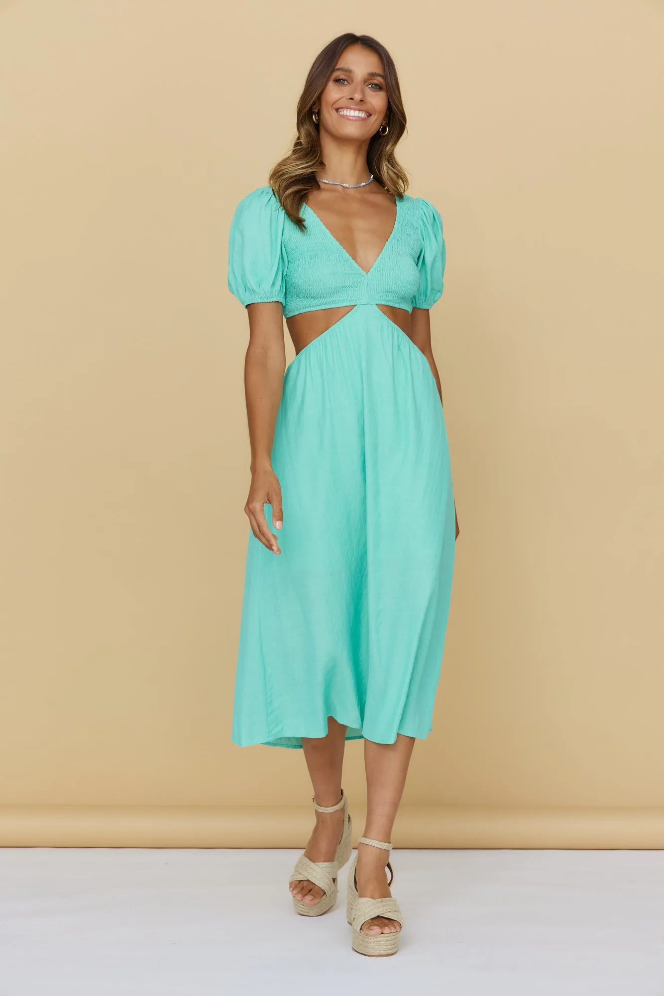 One Fine Day Maxi Dress Mint