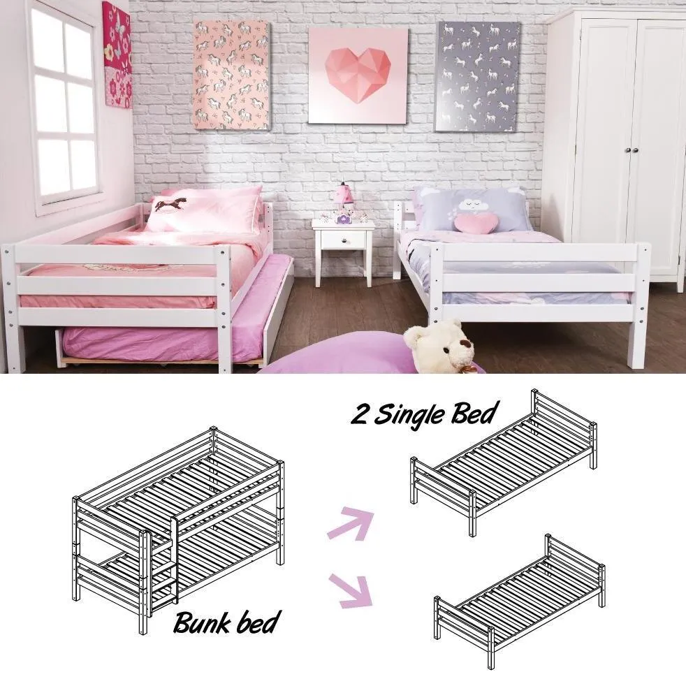 Oslo Basics Low Bunk Bed (with trundle option)