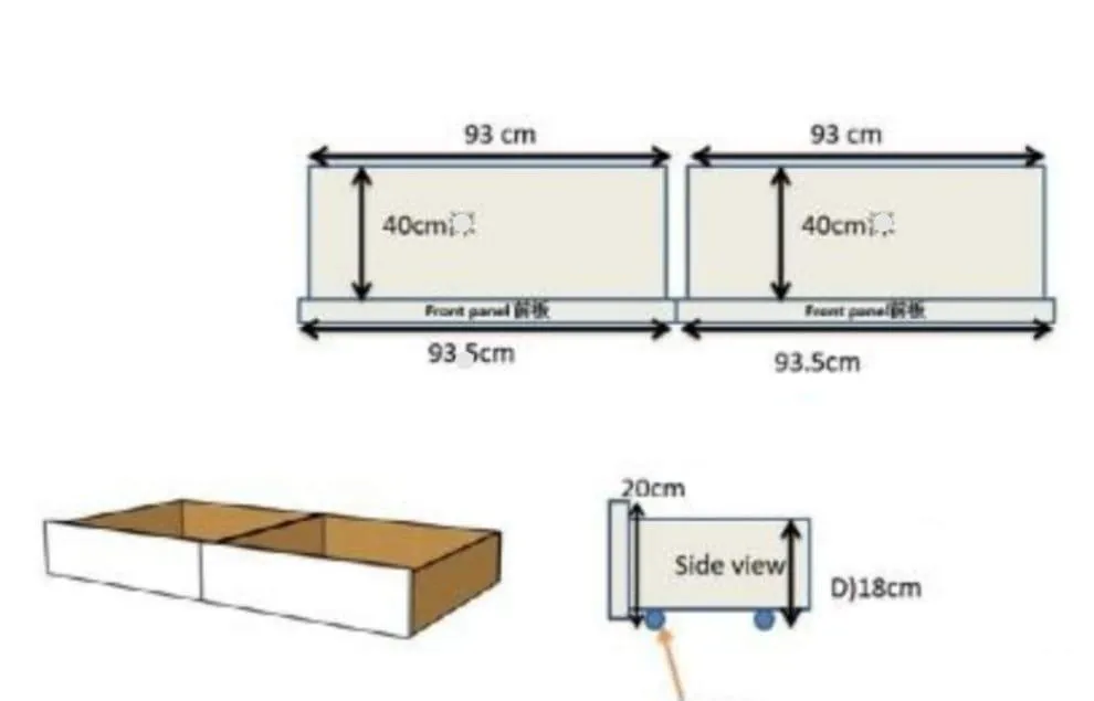 Oslo Basics Low Bunk Bed (with trundle option)