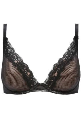 Passionata Brooklyn Plunge T-Shirt Bra, Black (5701)