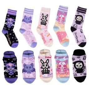 Pastel Goth All Socks Pack | 10 Designs