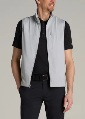 Performance Vest for Tall Men in Light Grey Mix