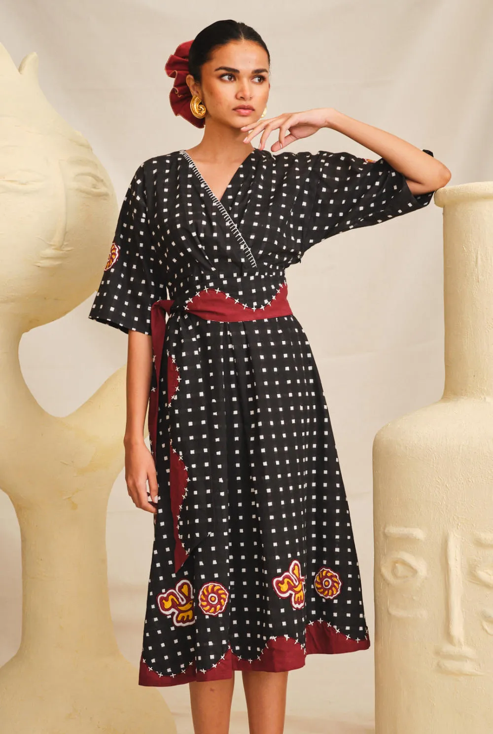 Pipli Applique Day Dress