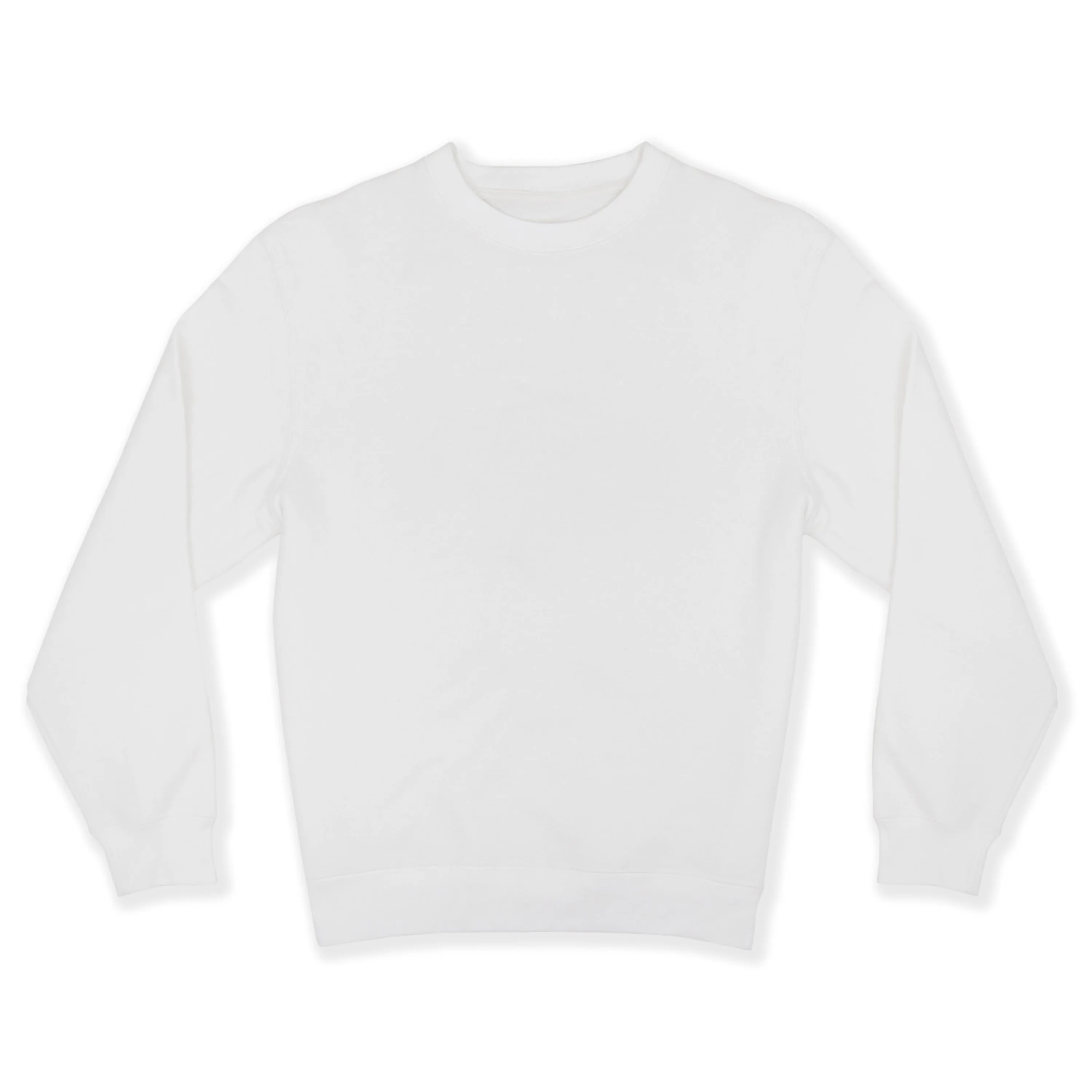 Premium White Crewneck Pullover