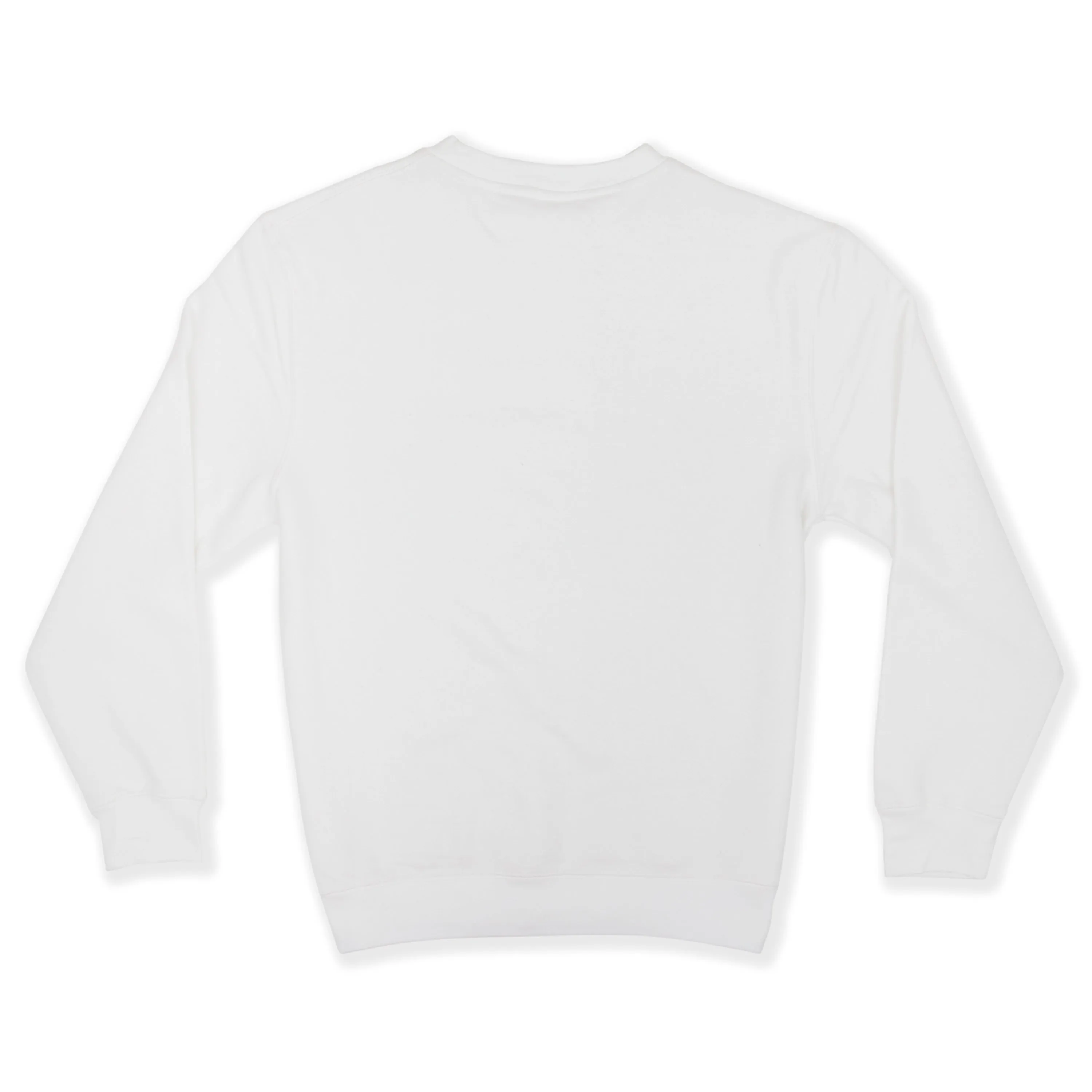 Premium White Crewneck Pullover