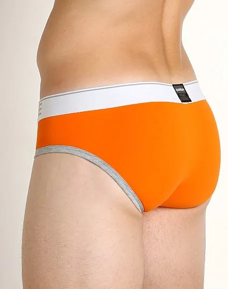 Private Structure Brief Quantum Cotton Briefs Orange 3610 8