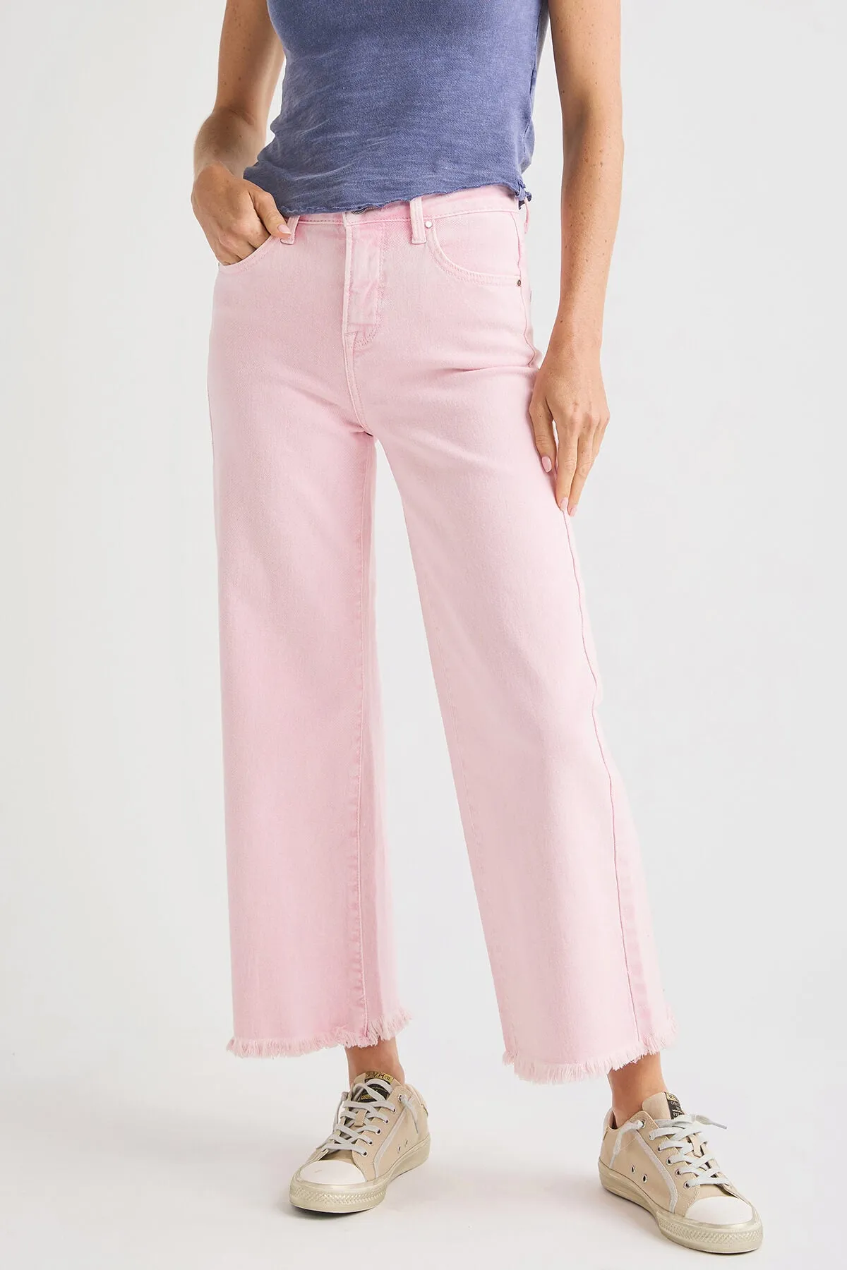 Risen Marlo Wide Leg Crop Jeans