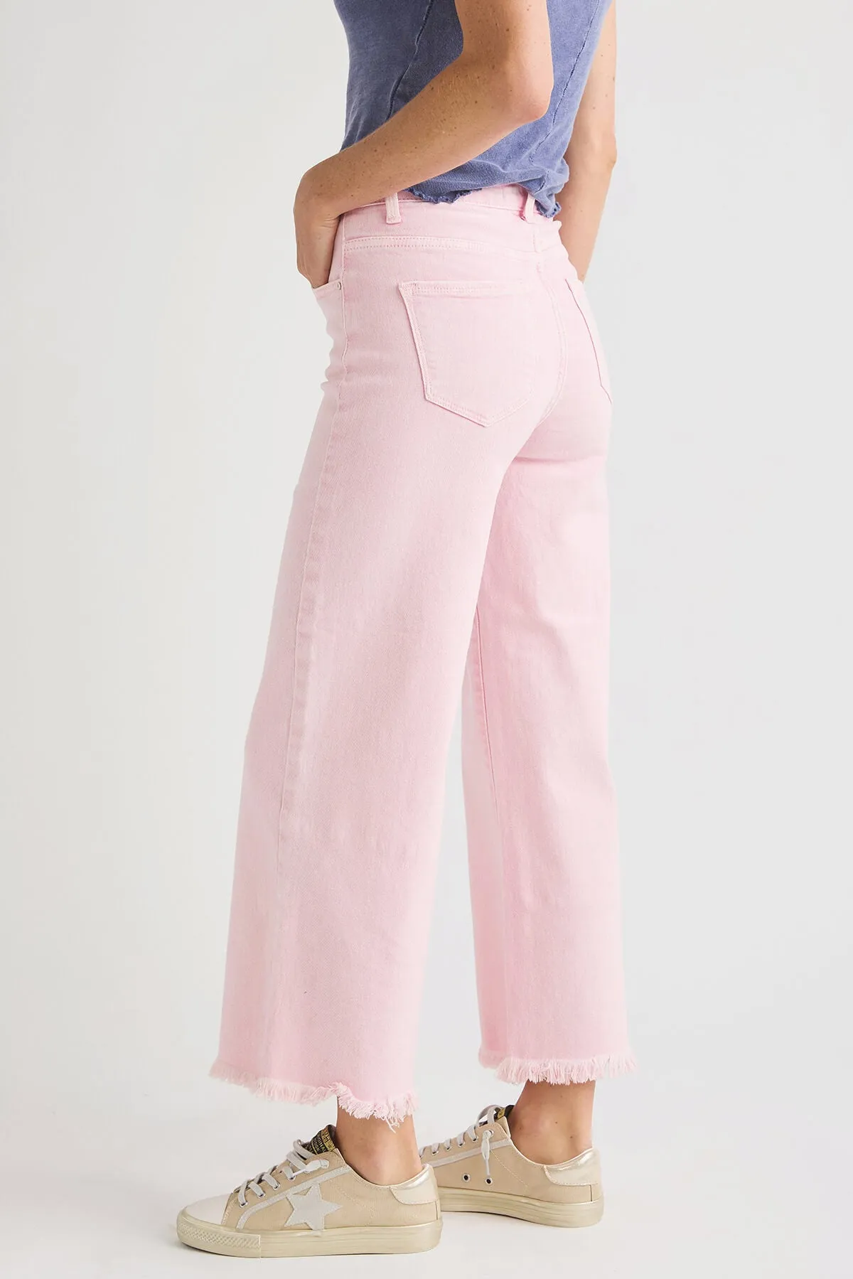 Risen Marlo Wide Leg Crop Jeans