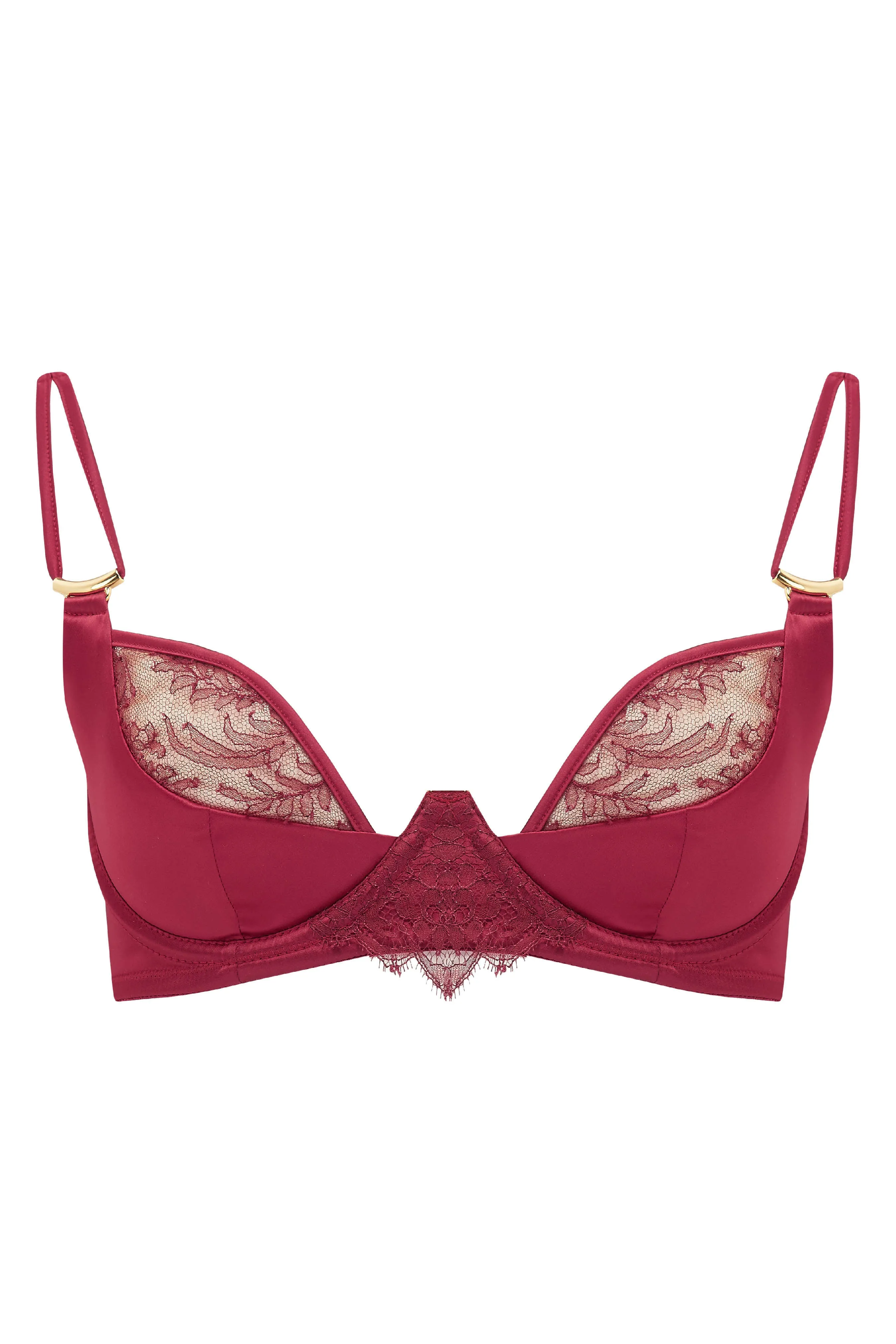 Rosalia Plunge Bra with detachable halter neck