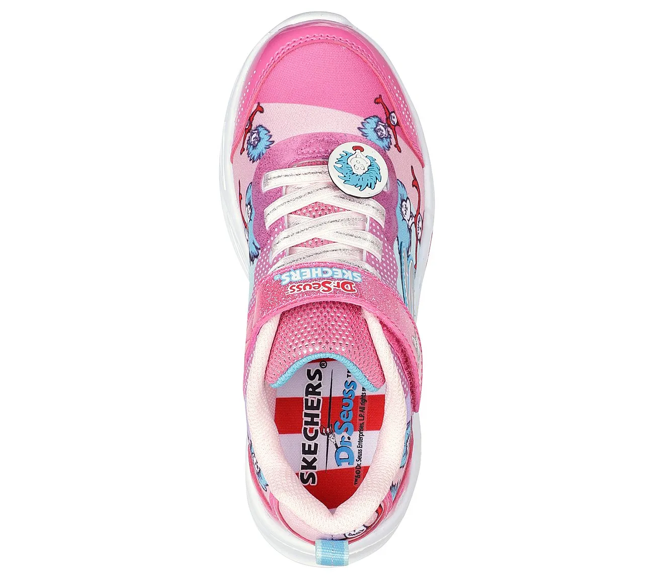 Skechers - Dr Seuss Shimmer Beam Trainers - Pink