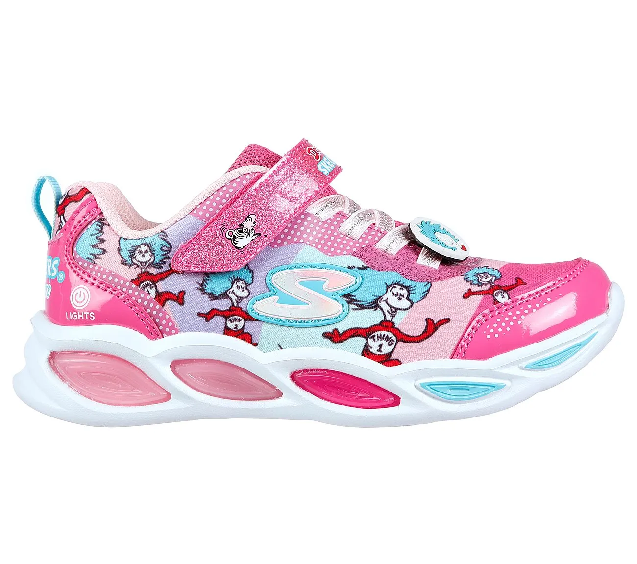 Skechers - Dr Seuss Shimmer Beam Trainers - Pink