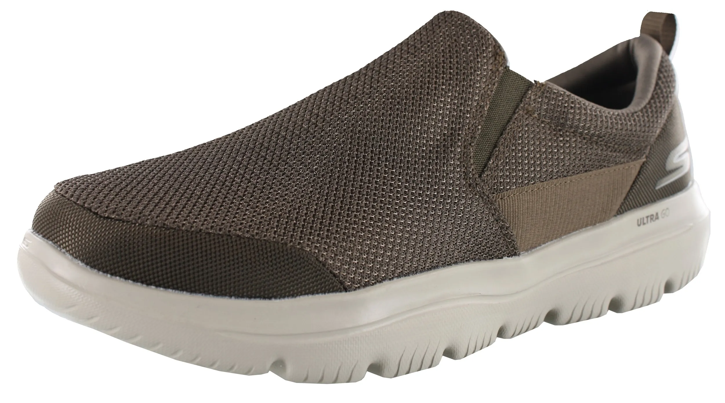 Skechers Mens Lightweight Extra Wide Fit Shoes Go Walk Evolution