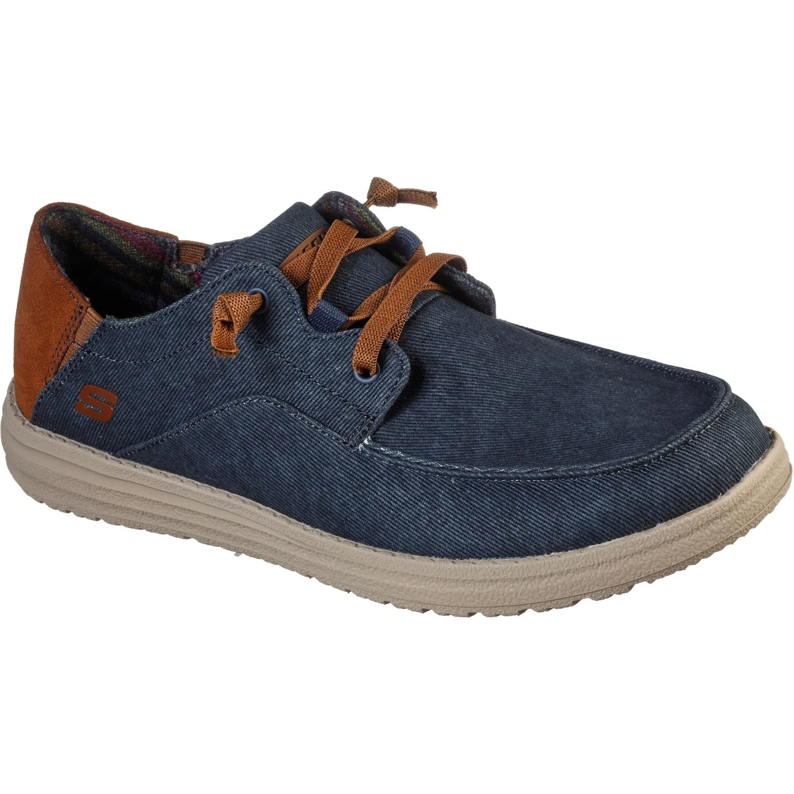 Skechers Mens Melson Planon Trainers - Navy