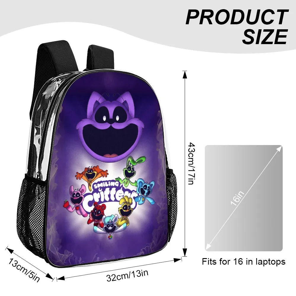 Smiling Critters Transparent Backpack