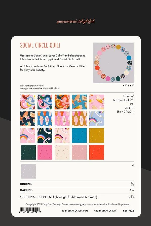 Social Circle Quilt by Ruby Star Society