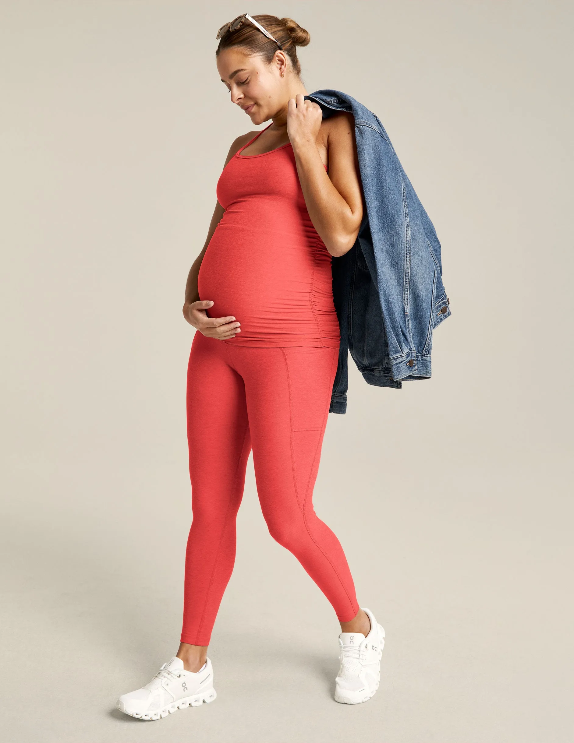 Spacedye Love the Bump Maternity Pocket Midi Legging