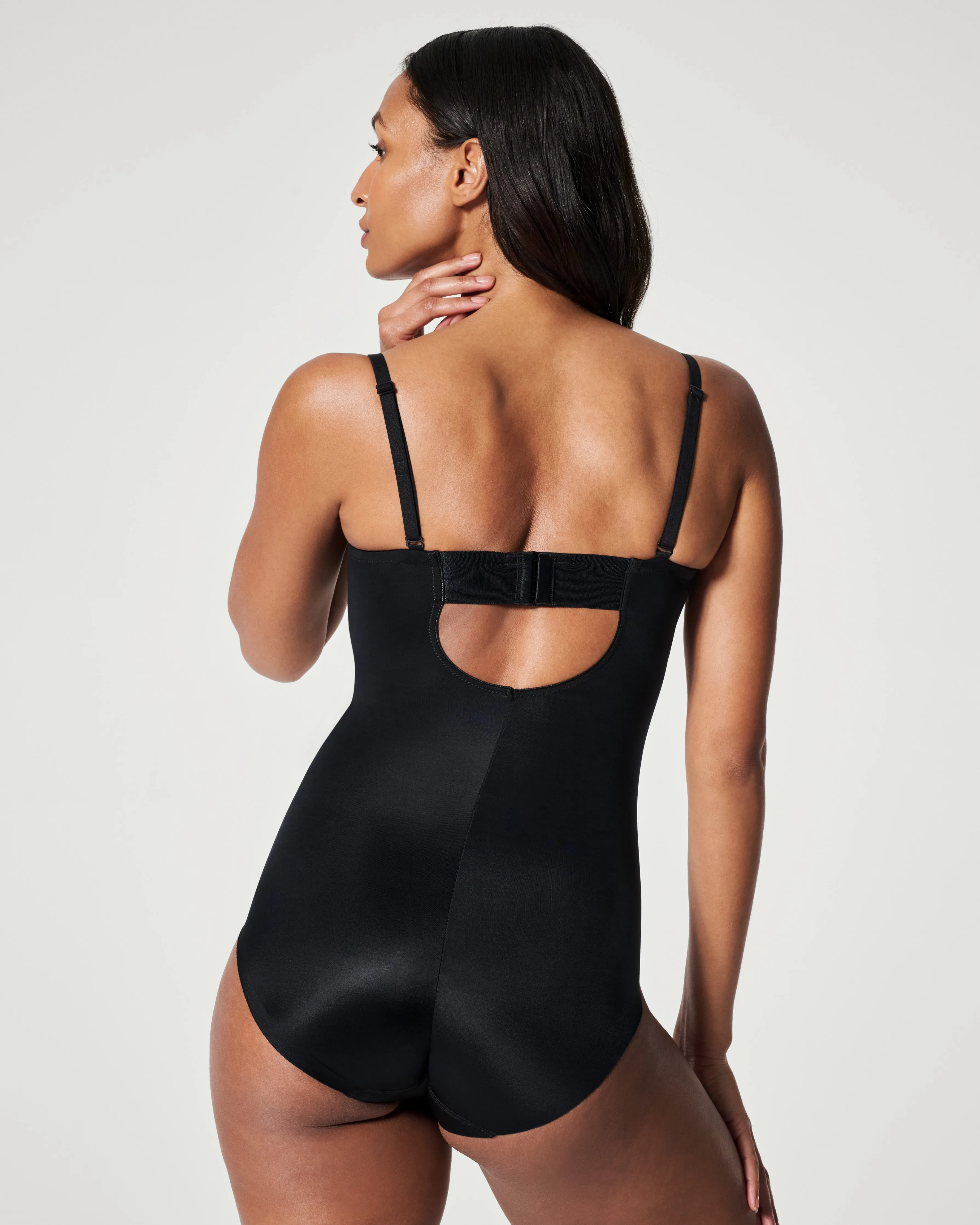 SPANXshape Suit Your Fancy Strapless Cupped Brief Bodysuit