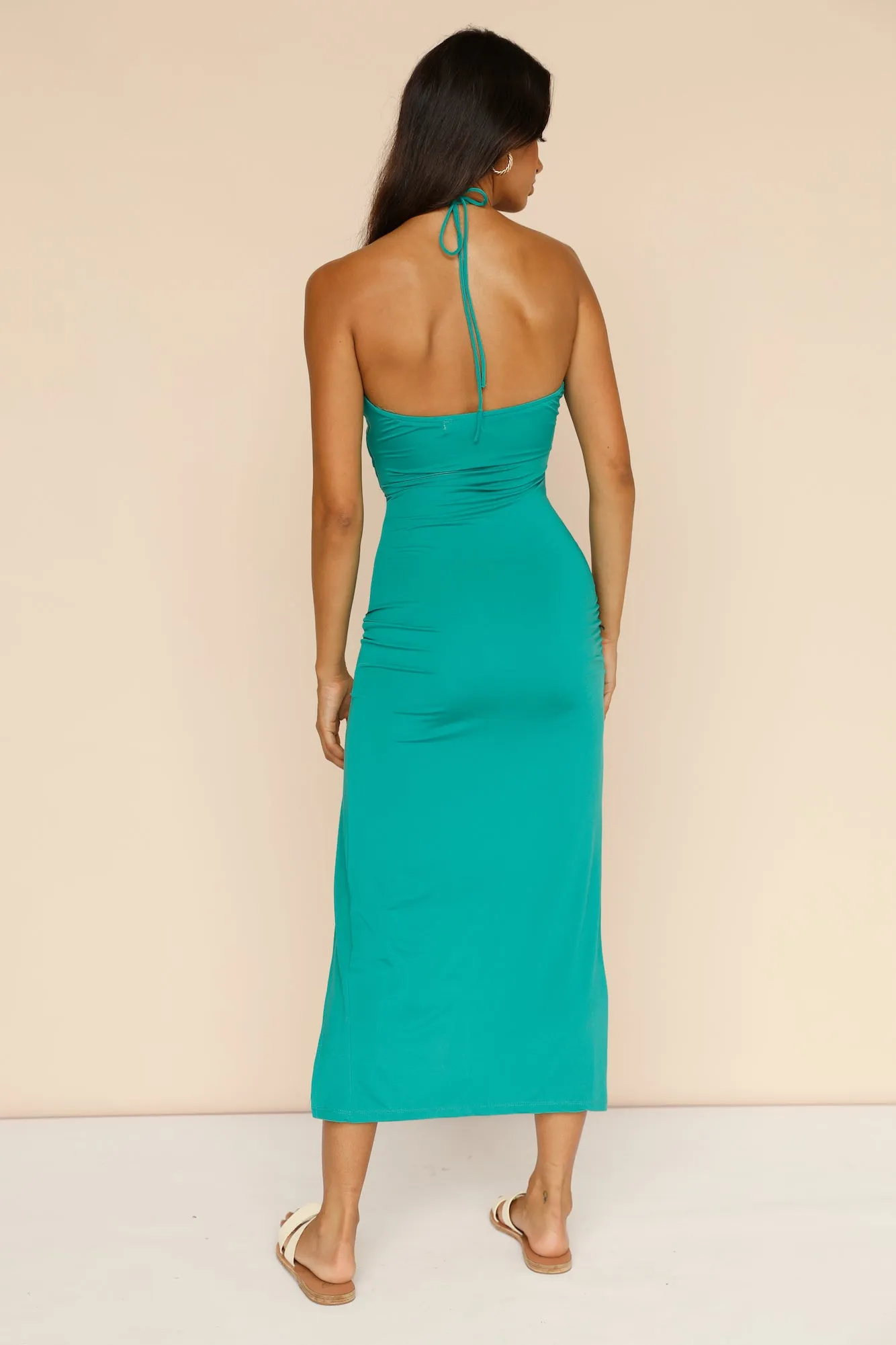 Stay Tonight Maxi Dress Green