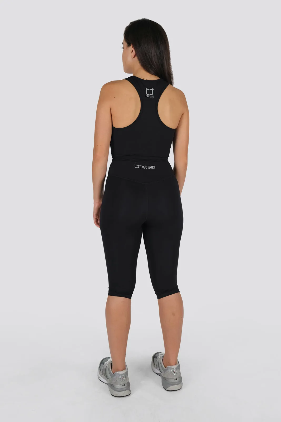 Stellar 3/4 Highwaisted Leggings - Black