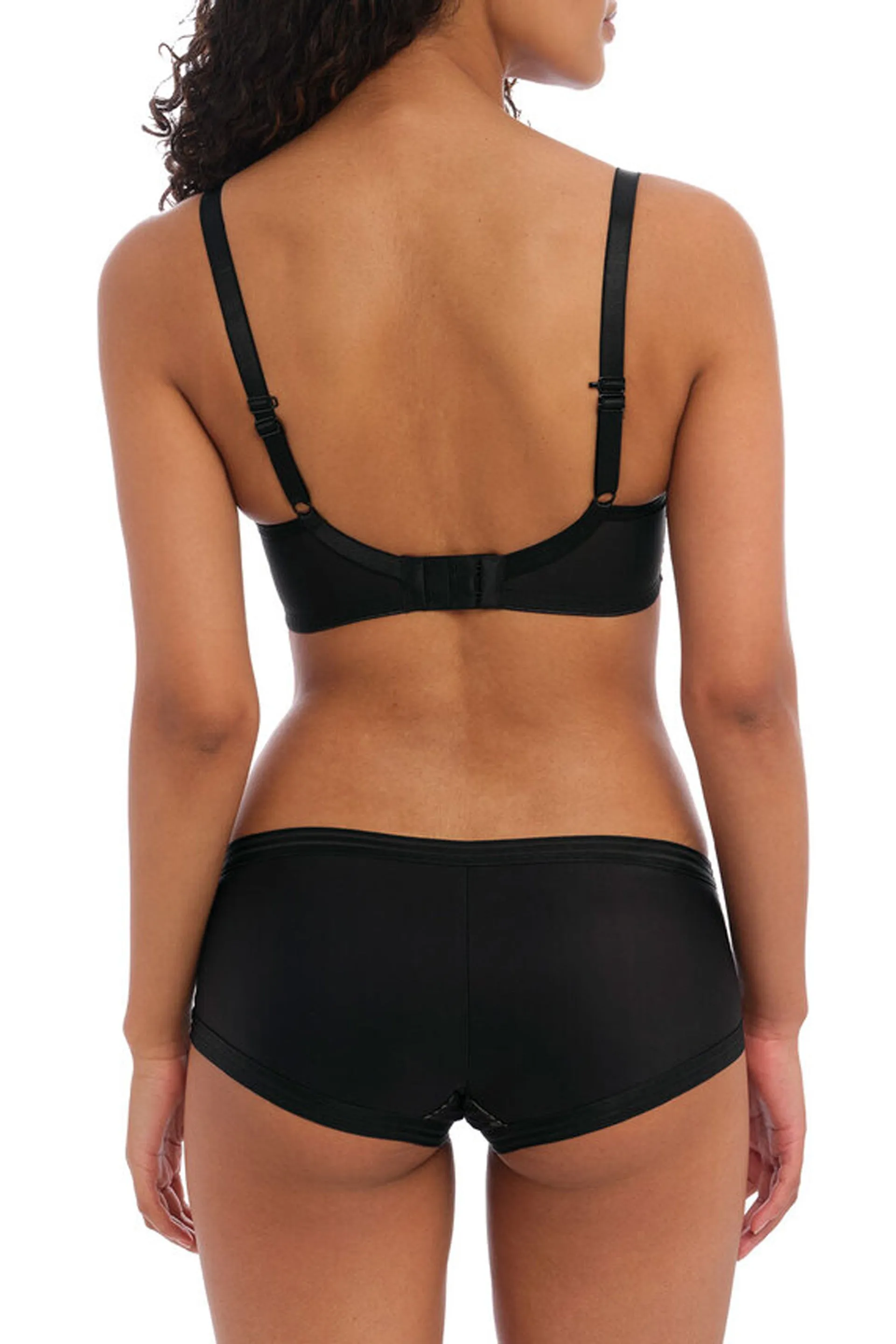 Tailored Moulded Plunge T-shirt Bra Black