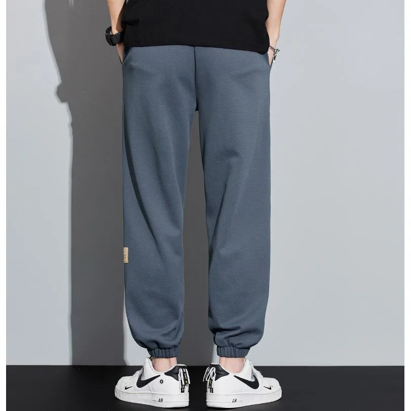 Tapered Knitted Sports Patched Pocket Sweatpant