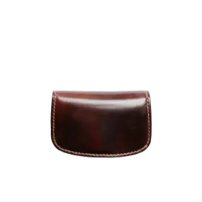 The Black Acre Card Wallet Oxblood Shinki Cordovan