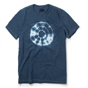 The Botanical Dye Tee in Indigo