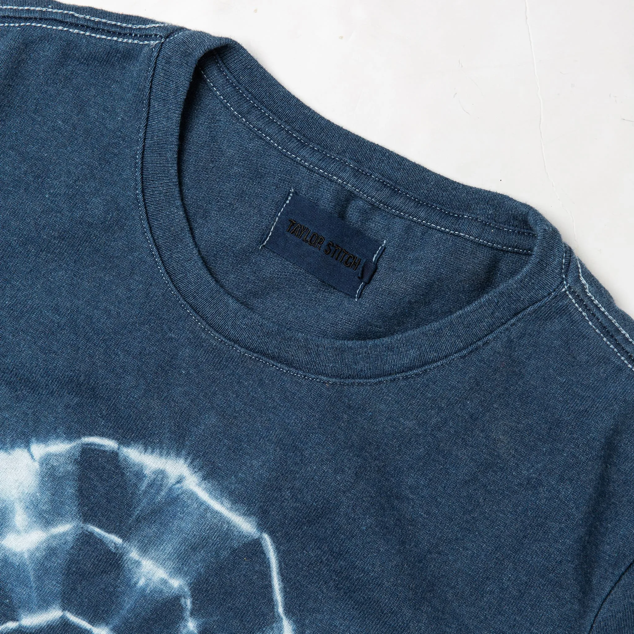 The Botanical Dye Tee in Indigo