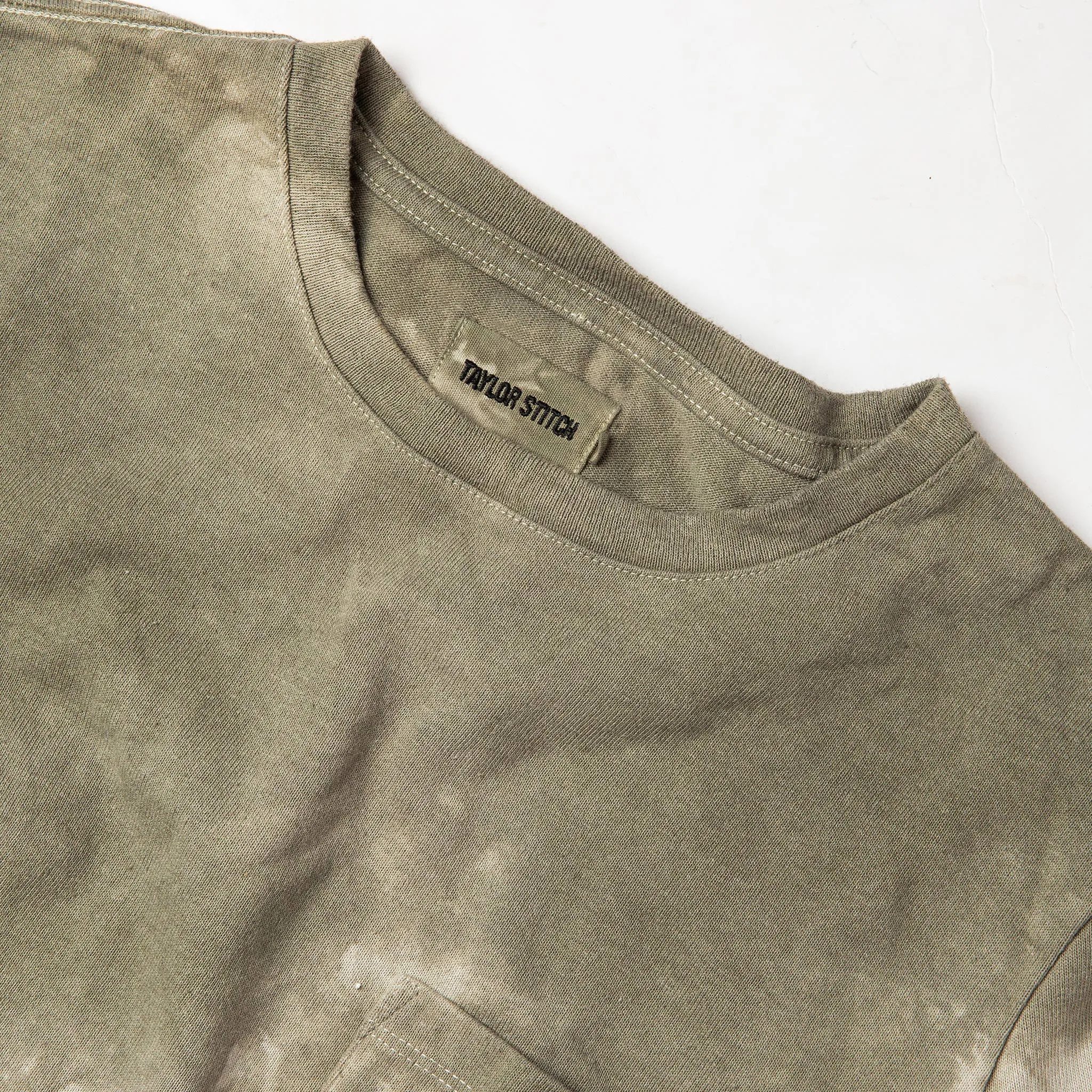 The Botanical Dye Tee in Moss