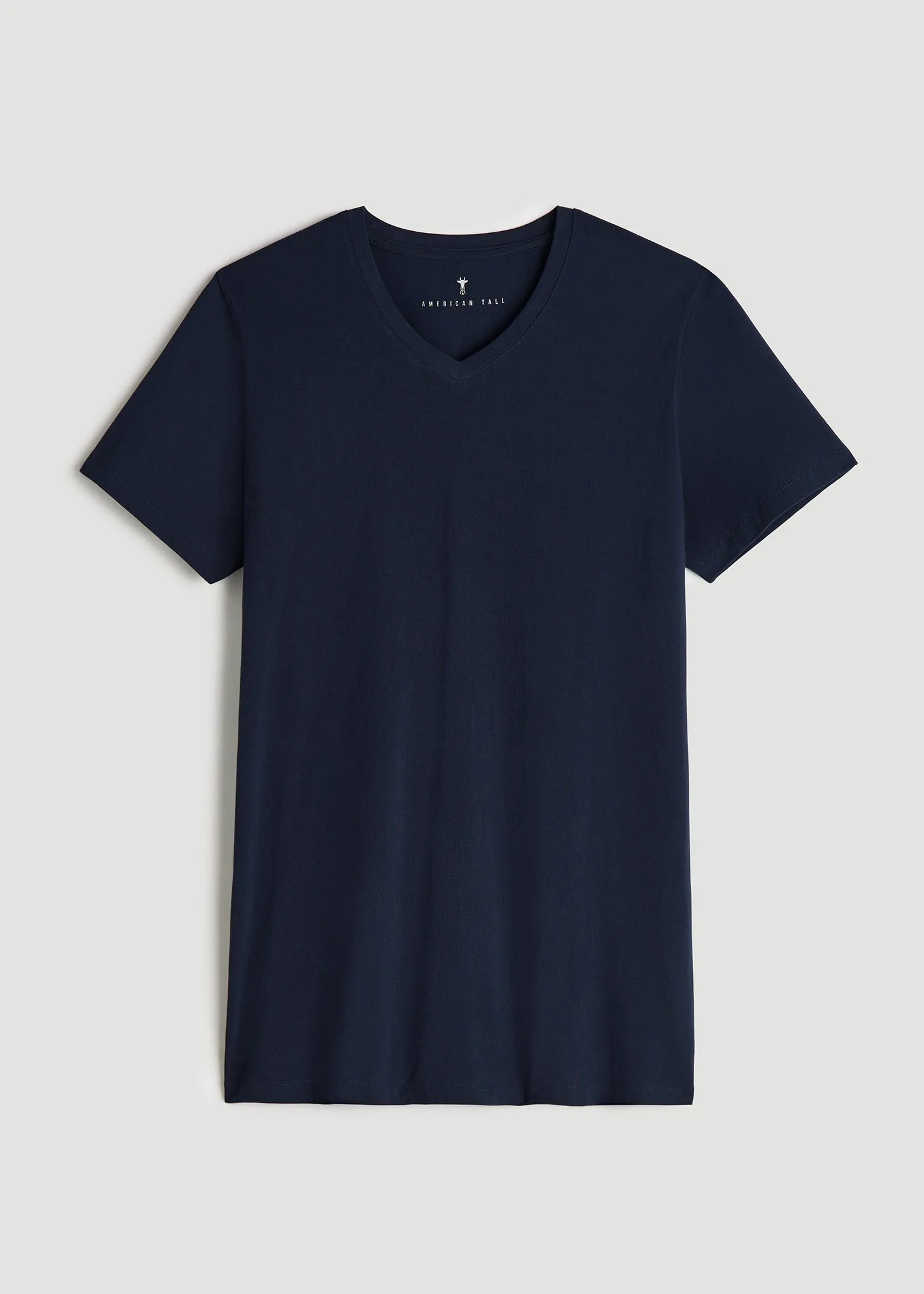 The Essential MODERN-FIT V-Neck Tee for Tall Men in True Navy