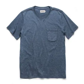 The Heavy Bag Tee in Dusty Blue