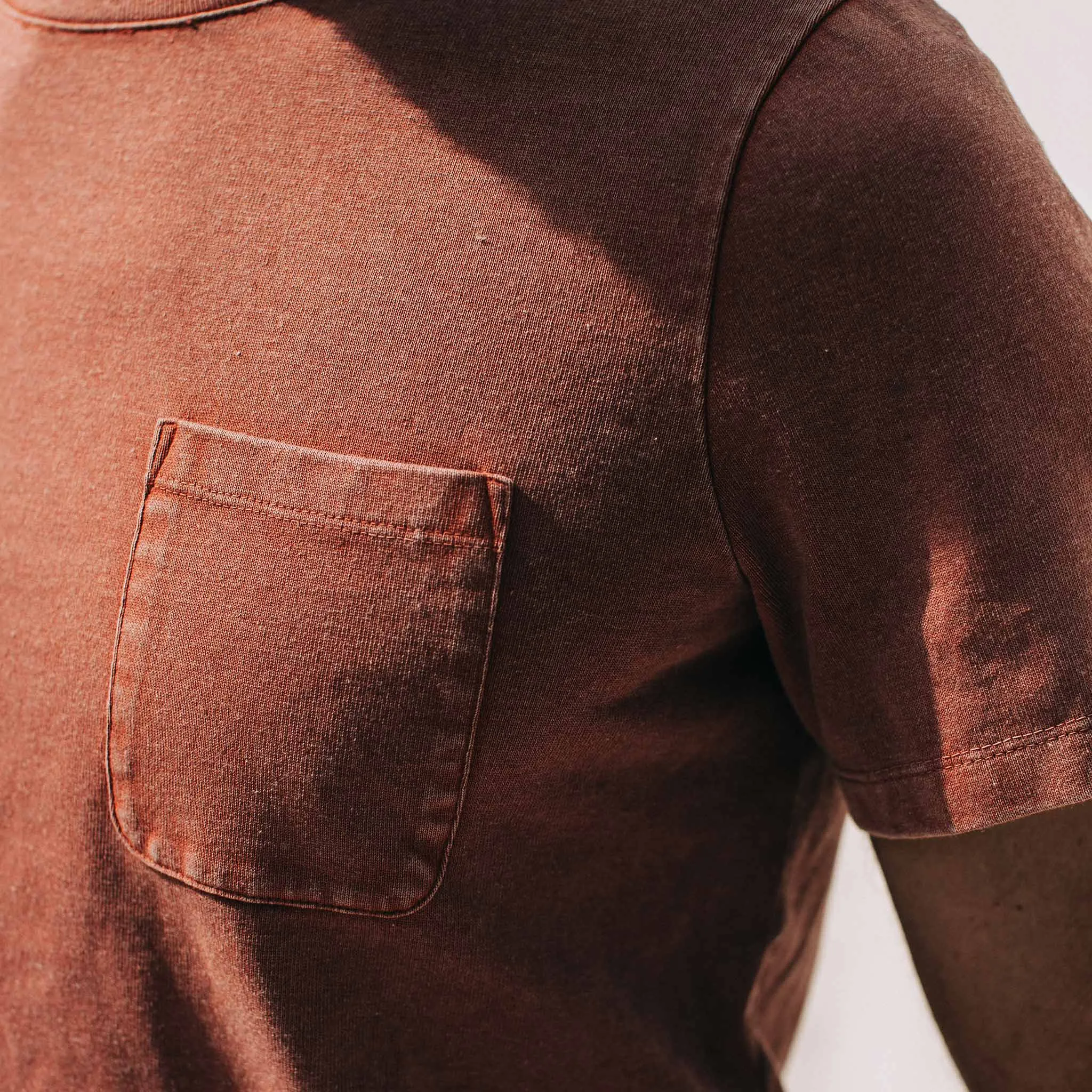 The Heavy Bag Tee in Dusty Clay