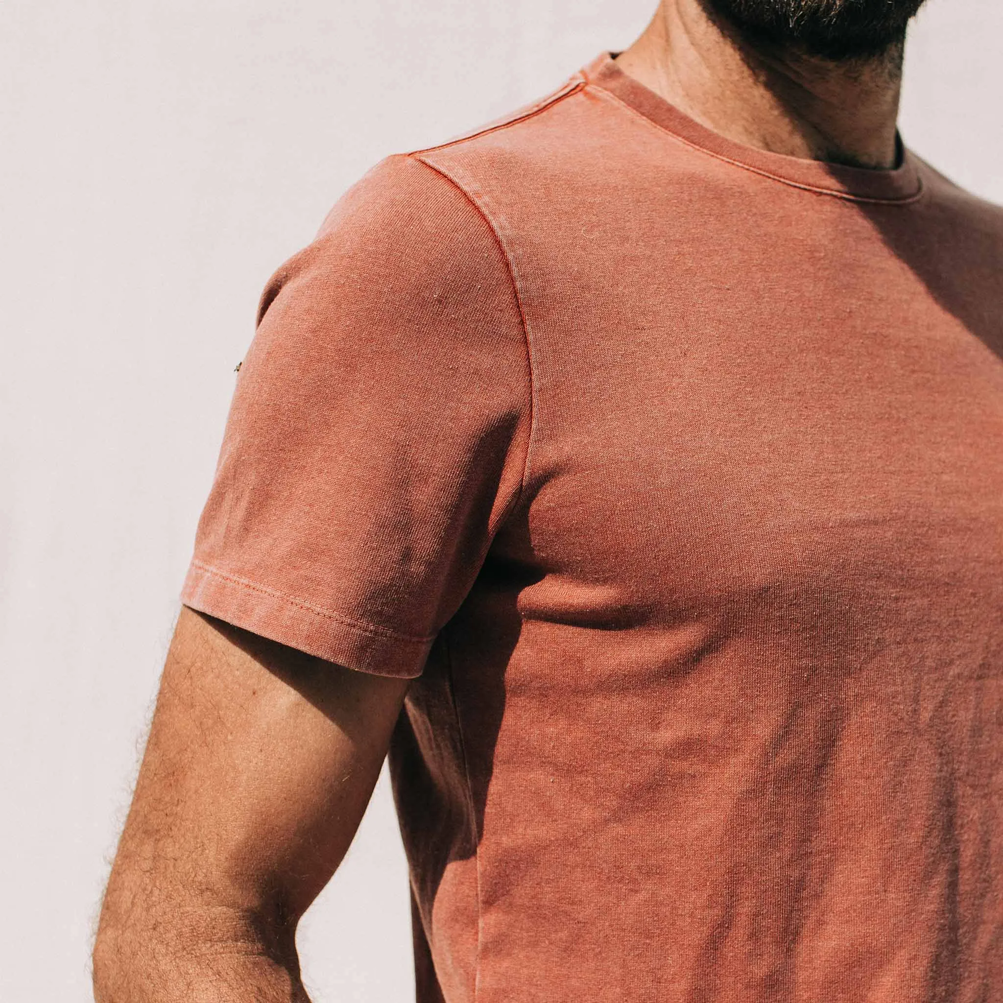 The Heavy Bag Tee in Dusty Clay