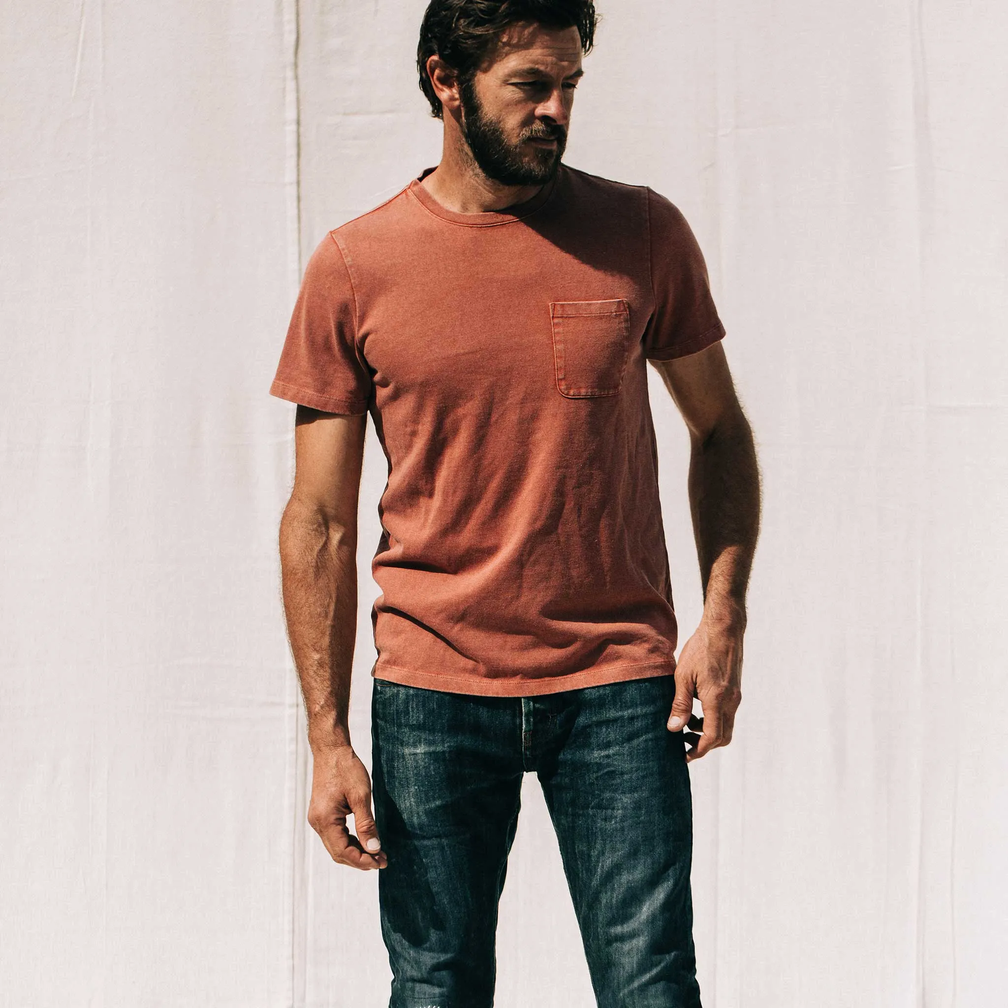 The Heavy Bag Tee in Dusty Clay