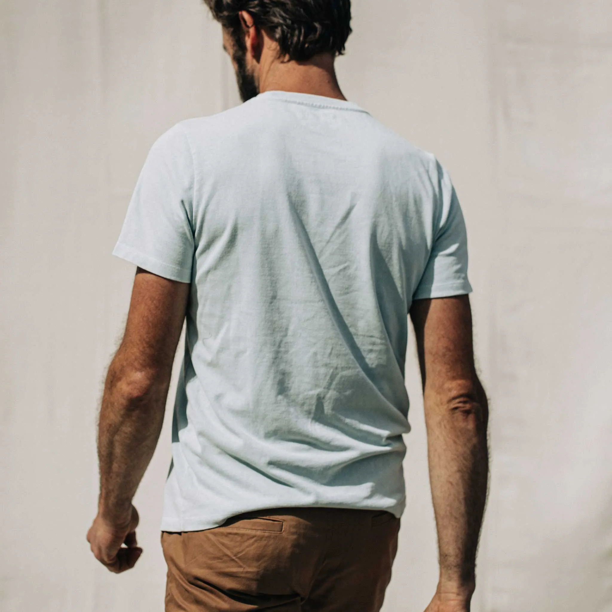 The Heavy Bag Tee in Dusty Sky