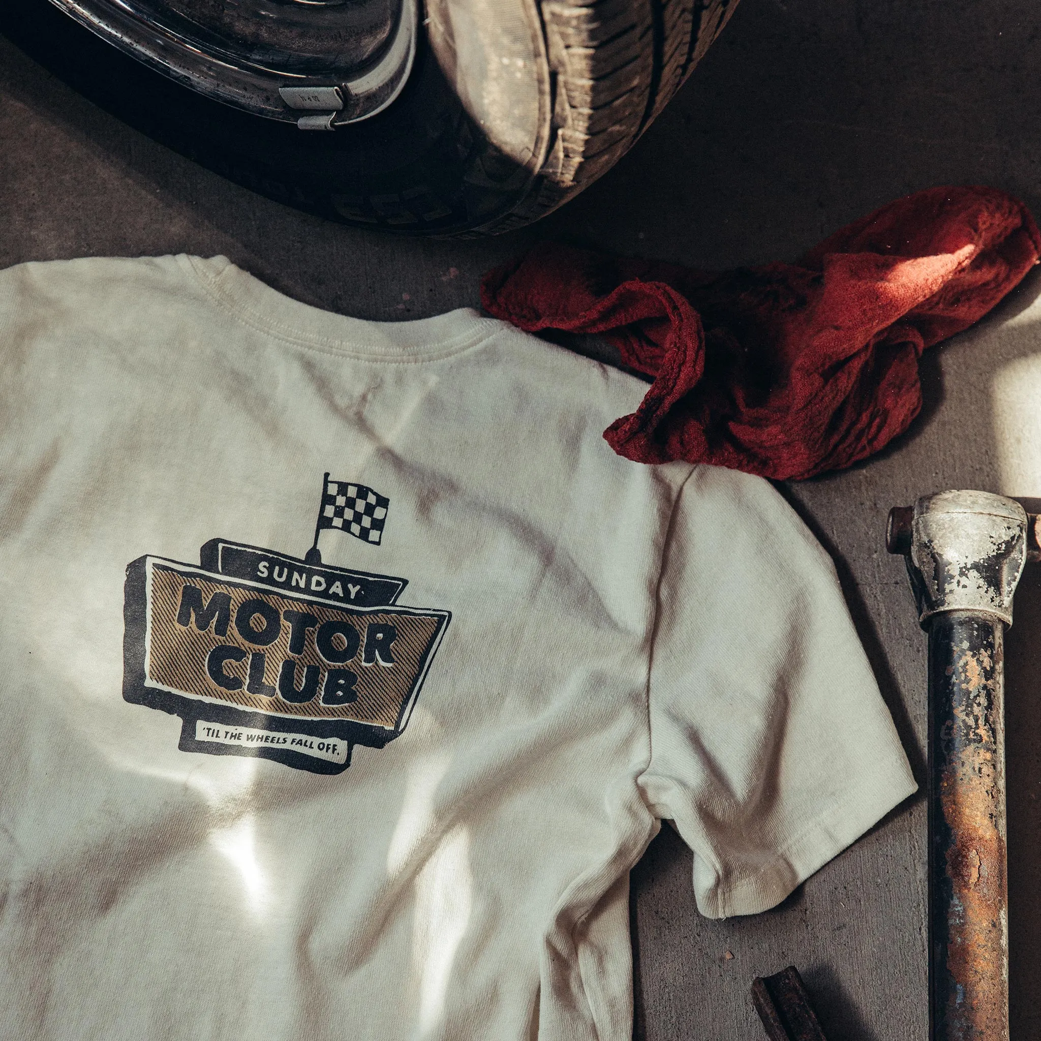 The Heavy Bag Tee in Motor Club