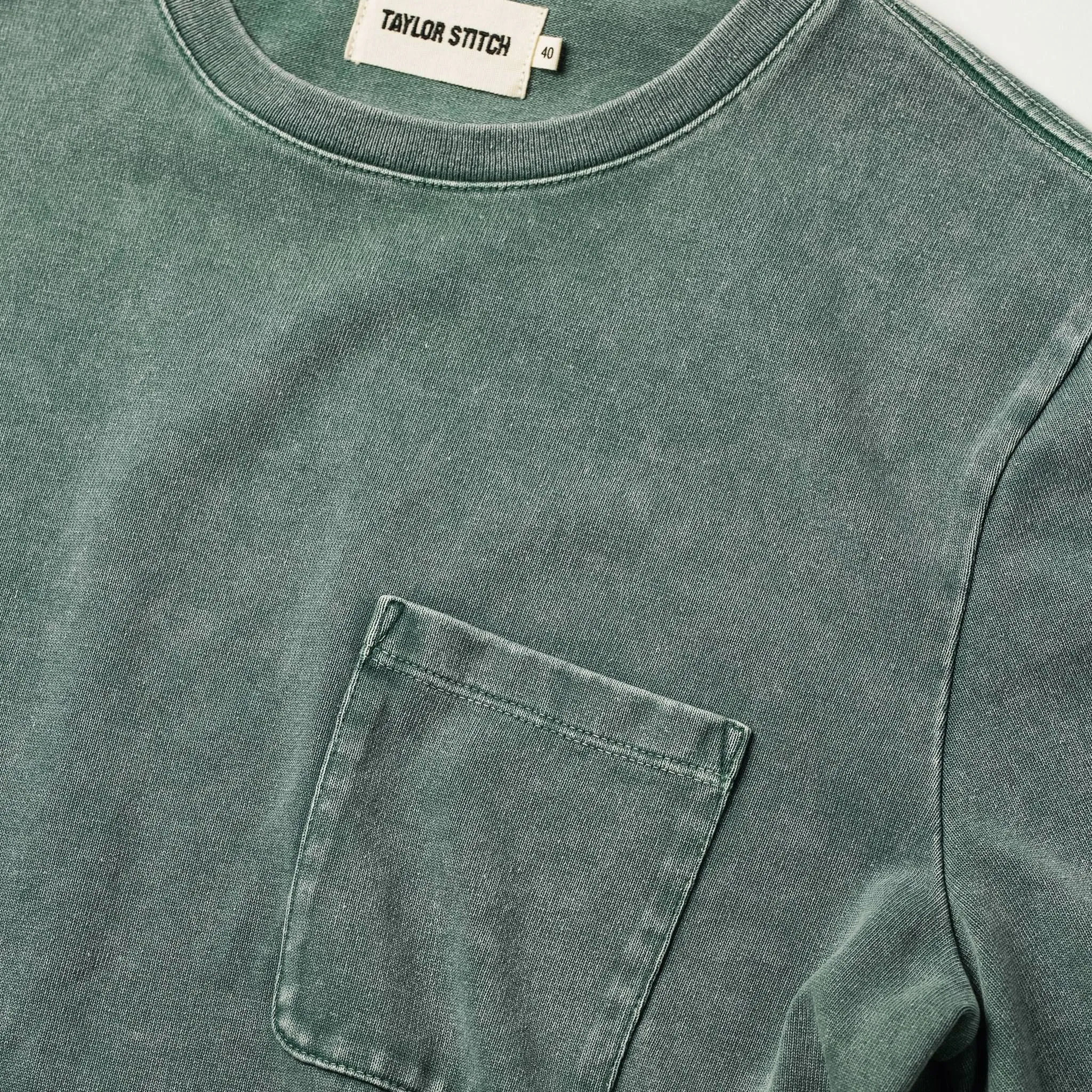 The Heavy Bag Tee in Sea Green