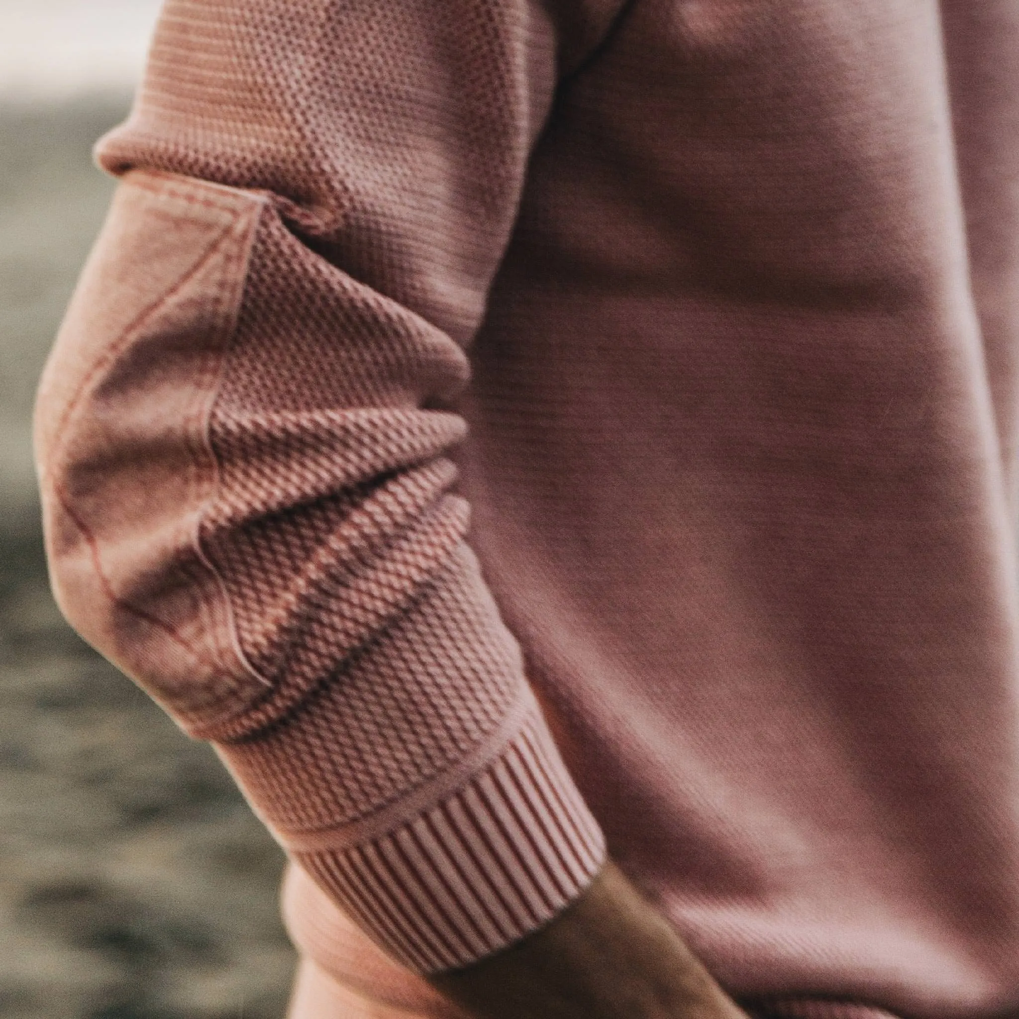 The Moor Sweater in Dusty Rose