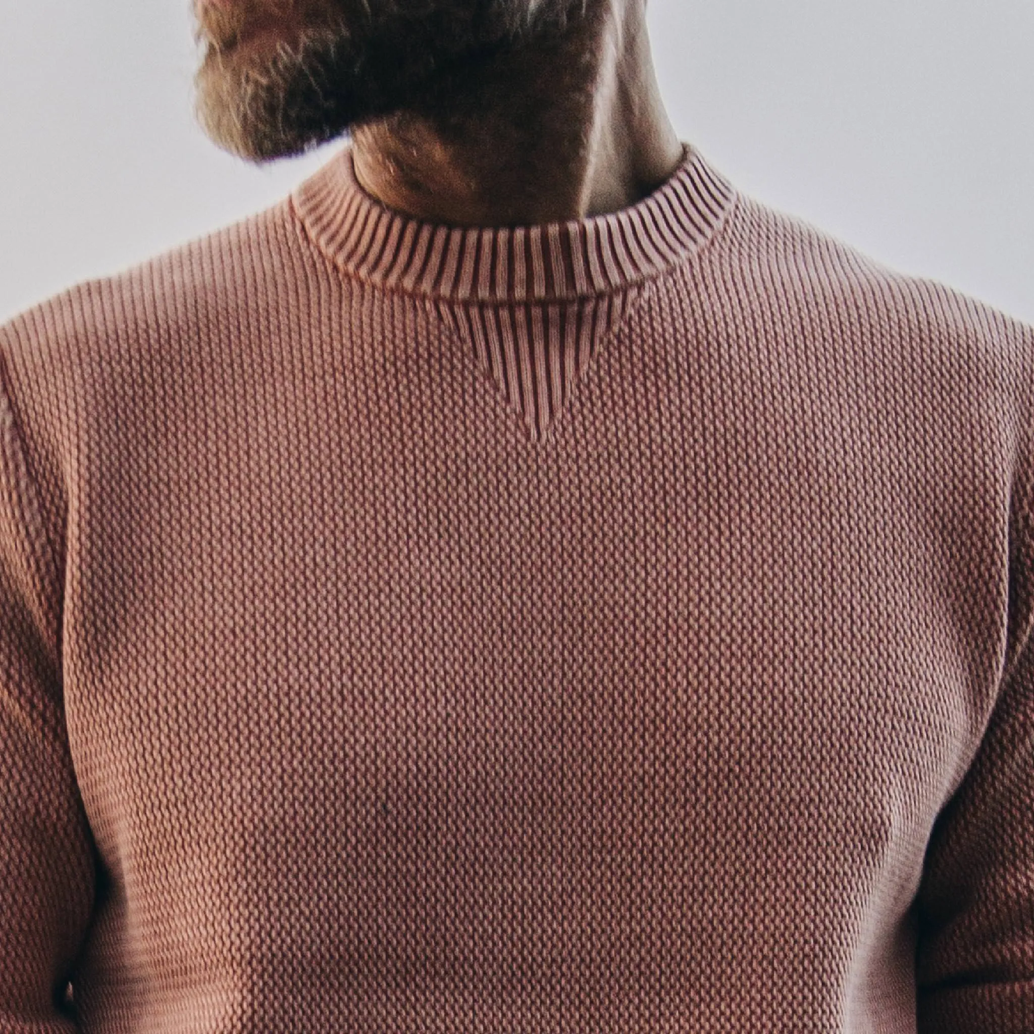 The Moor Sweater in Dusty Rose