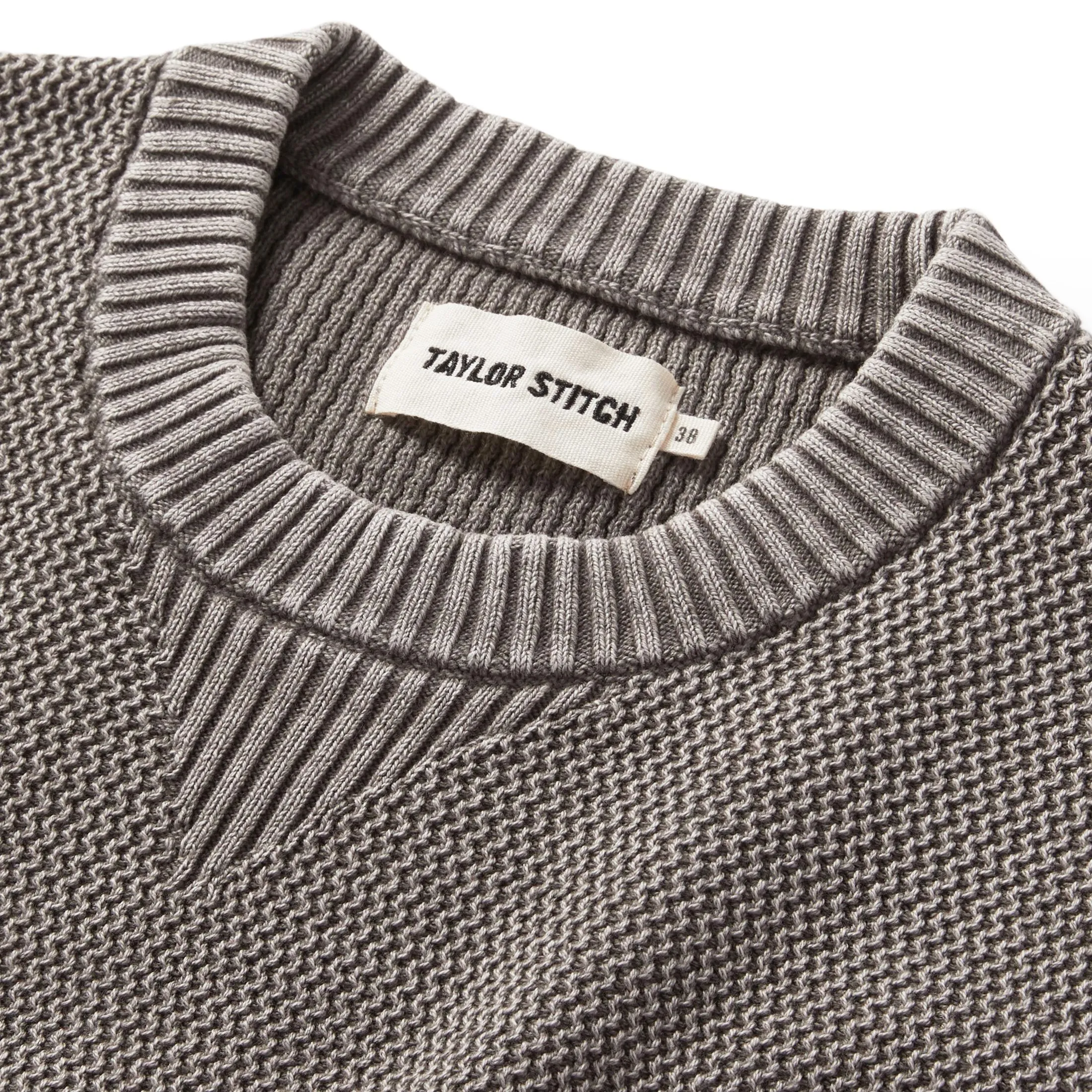 The Moor Sweater in Steeple Grey