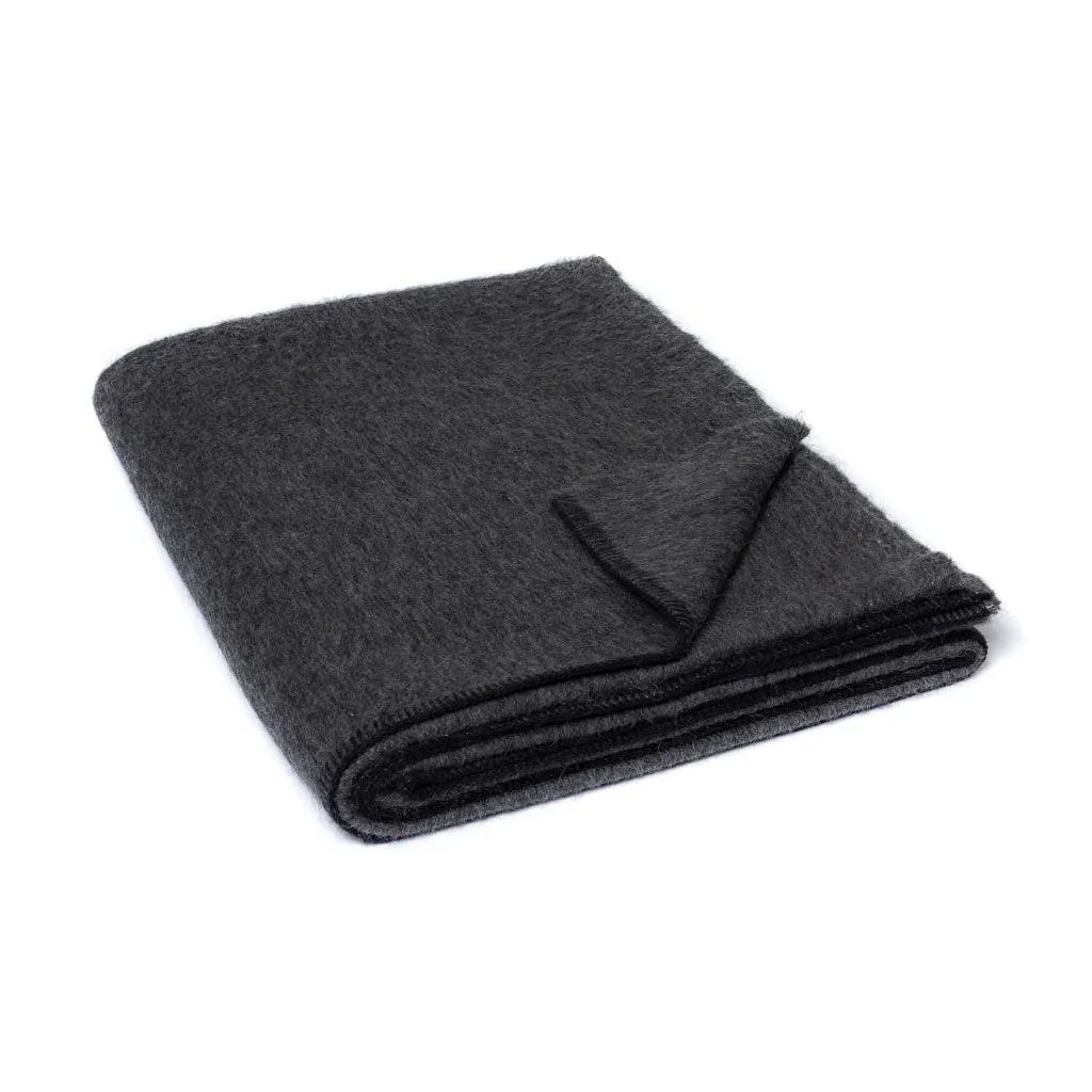 The Siempre Recycled Blanket - Speakeasy Charcoal