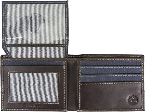 Timberland Men's Charcoal Baseline Canvas Passcase